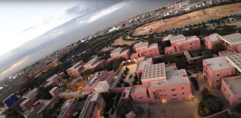 Aerial view of buildings