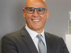 a man standing in a portrait photoshoot